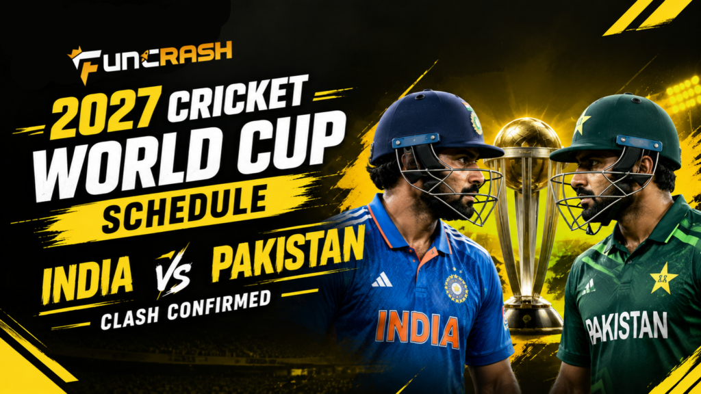 2027 Cricket World Cup schedule India vs Pakistan